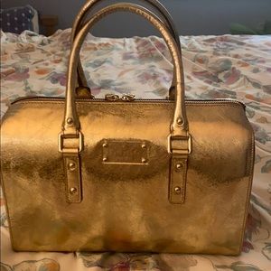 Gold Kate Spade Purse